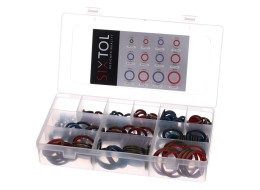 Hydraulic seals with rubber lip MECHANIC RING SET 4, 245 pcs