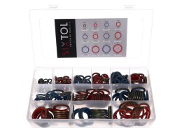 Hydraulic seals with rubber lip MECHANIC RING SET 4, 245 pcs