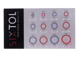 Hydraulic seals with rubber lip MECHANIC RING SET 4, 245 pcs