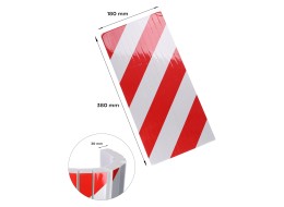 Self-adhesive foam pole protector for garage CAR PARK GUARD POLE 1, 18x38x1.5 cm, 2 pcs