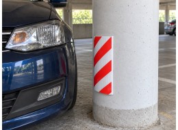 Self-adhesive foam pole protector for garage CAR PARK GUARD POLE 1, 18x38x1.5 cm, 2 pcs