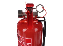 Powder fire extinguisher FIRE STOP 1 kg, ABC, all-metal, including metal bracket