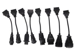 Complete set of OBD-II adapters for trucks MECHANIC CABLE SET 2, 8 pcs