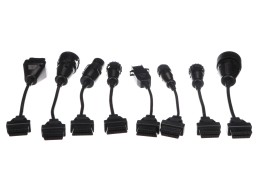 Complete set of OBD-II adapters for trucks MECHANIC CABLE SET 2, 8 pcs