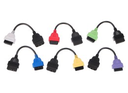 Complete set of OBD-II adapters FiatECUScan for passenger cars MECHANIC CABLE SET 3, 6 pcs