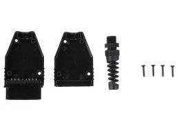 OBD-II plug with 16 pins for assembling your own cable MECHANIC CABLE 29, black