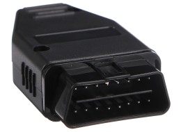 OBD-II plug with 16 pins for assembling your own cable MECHANIC CABLE 29, black