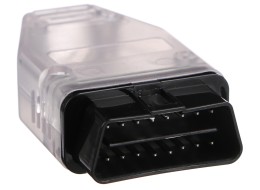 OBD-II plug with 16 pins for assembling your own cable MECHANIC CABLE 30, transparent