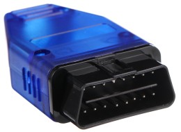 OBD-II plug with 16 pins for assembling your own cable MECHANIC CABLE 31, blue
