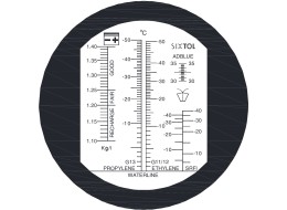 Refractometer for measuring automotive operating fluids + AdBlue, SIXTOL