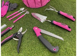 GARDEN PINK 10 garden tool set