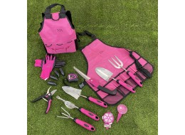 GARDEN PINK 12 garden tool set