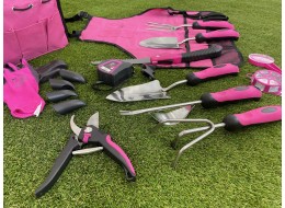 GARDEN PINK 12 garden tool set