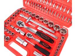 CRV 108 professional socket set - 6 year warranty SIXTOL SIX