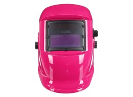 Auto-darkening welding helmet WELDING MASK 4, pink