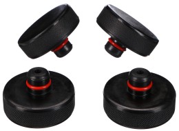 Set of rubber jack pads JACK PAD SET 4T for Tesla vehicles, 24 mm stem, 4 pcs