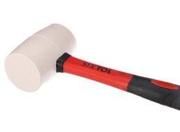 Rubber mallet TPR HAMMER 450, white, 450g, 330mm
