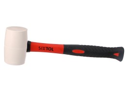 Rubber mallet TPR HAMMER 450, white, 450g, 330mm
