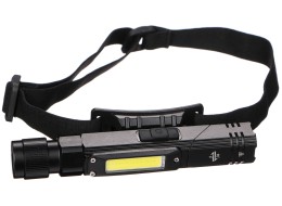 Work flashlight with magnet LAMP WORK 2, 150 lm, COB LED, USB