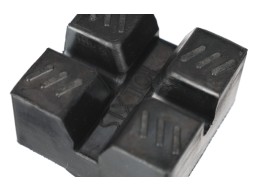 Rubber pad for car jack SX JACK SUV 2,5T, 62×62×44 mm