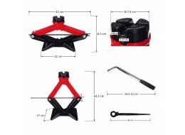 Scissor jack with ratchet SX SCISSOR JACK WIDE PAD 2.5T