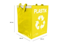 Recycling bags SORT EASY 3 BASIC DE, 30x30x40 cm, 3 x 36 l, 3 pcs