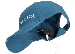 Cap with LED light B-CAP 25lm, rechargeable, USB, one size, blue