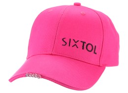 Cap with LED light B-CAP 25 lm, rechargeable, USB, universal size, pink