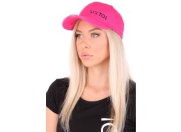 Cap with LED light B-CAP 25 lm, rechargeable, USB, universal size, pink