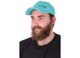 Cap with LED light B-CAP 25 lm, rechargeable, USB, universal size, turquoise