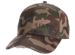 Cap with LED light B-CAP 25lm, rechargeable, USB, one size, camouflage