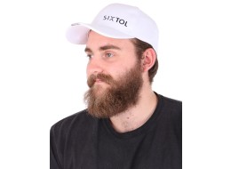 Cap with LED light B-CAP 25lm, rechargeable, USB, one size, white