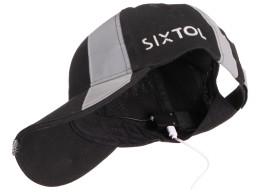 Reflective cap with LED light B-CAP SAFETY 25 lm, rechargeable, USB, one size, black
