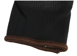 Work gloves made of polyester half-dipped in PU GLOVE PE-PU 9, black, size 9