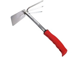 Garden hoe with cultivator, length 290 mm, ergonomic handle