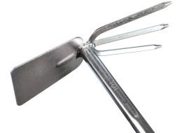Garden hoe with cultivator, length 290 mm, ergonomic handle