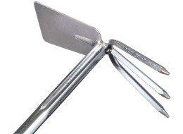 Garden hoe with cultivator, length 290 mm, ergonomic handle