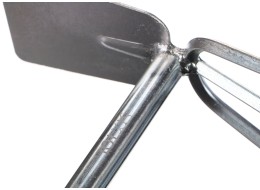 Garden hoe with cultivator, length 290 mm, ergonomic handle