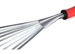 One-handed Swedish rake, length 350 mm, ergonomic handle