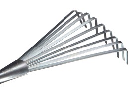 One-handed Swedish rake, length 350 mm, ergonomic handle