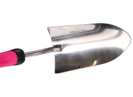 Garden trowel GARDEN PINK ONE, stainless steel, 33 cm