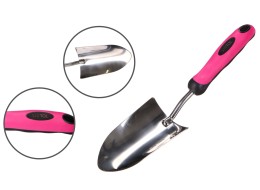 Garden trowel GARDEN PINK ONE, stainless steel, 33 cm