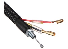 Handle with cable for brushcutter – replacement part