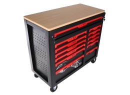 Tool trolley with tools MECHANIC TROLLEY TITAN 1559, 13 drawers, 1559 pcs of tools