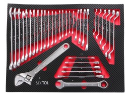 Tool trolley with tools MECHANIC TROLLEY TITAN 1559, 13 drawers, 1559 pcs of tools