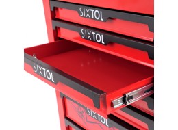 Workshop tool trolley MECHANIC TROLLEY KEVIN RED, 7 drawers