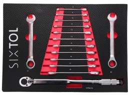 Workshop tool trolley MECHANIC TROLLEY JASON 94, 3 drawers, 1 shelf. 94 pcs of tools