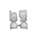 Rubber mats VOLKSWAGEN Amarok, 2010->