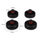 Set of rubber jack pads JACK PAD SET 4T for Tesla vehicles, 24 mm stem, 4 pcs