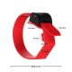 Quick-release strap for towbar-mounted bike rack, length 38 cm, red - spare part
